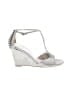 David's Bridal Silver Gray Sandals Size 9 - photo 1