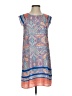 Everly 100% Polyester Paisley Blue Casual Dress Size S - photo 1