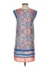Everly 100% Polyester Paisley Blue Casual Dress Size S - photo 2