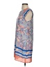 Everly 100% Polyester Paisley Blue Casual Dress Size S - photo 5