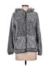Bobbie Brooks 100% Polyester Gray Zip Up Hoodie Size S - photo 1