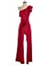 Express Solid Red Jumpsuit Size 2 - photo 1