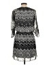 Speechless Chevron-herringbone Gray Casual Dress Size L - photo 2