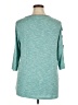 Terra & Sky Teal Pullover Sweater Size 0X - photo 2