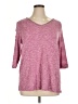 Terra & Sky Pink Pullover Sweater Size 0X - photo 1