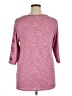 Terra & Sky Pink Pullover Sweater Size 0X - photo 2