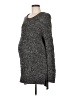 Isabel Maternity Gray Pullover Sweater Size M - photo 1