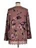 Assorted Brands Floral Burgundy Long Sleeve Blouse Size XL - photo 2