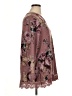 Assorted Brands Floral Burgundy Long Sleeve Blouse Size XL - photo 4