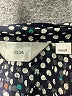 Zoa 100% Polyester Polka Dots Black Sleeveless Blouse Size S - photo 7