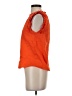 Time After Time Orange Sleeveless Blouse Size S - photo 5