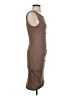 Leith Solid Brown Casual Dress Size S - photo 4