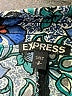 Express 100% Rayon Paisley Blue Casual Skirt Size S - photo 3