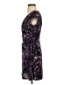 Jones Studio Print Purple Cocktail Dress Size 4 - photo 5