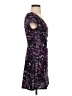 Jones Studio Print Purple Cocktail Dress Size 4 - photo 4
