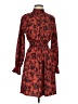 Unbranded 100% Polyester Print Red Casual Dress Size S - photo 1