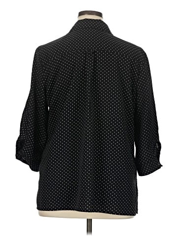 Notations 3/4 Sleeve Button-Down Shirt (view 2)