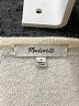 Madewell Color Block Brown Tan Cardigan Size S - photo 7