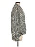 Pleione Silver Long Sleeve Blouse Size M - photo 4