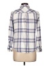 Rails 100% Rayon Plaid Ivory 3/4 Sleeve Button-Down Shirt Size L - photo 2