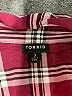 Torrid 100% Rayon Plaid Burgundy 3/4 Sleeve Button-Down Shirt Size 3X Plus (3) - photo 7