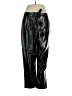Who What Wear 100% Polyester Metallic Black Casual Pants Size 14 - photo 1