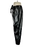 Who What Wear 100% Polyester Metallic Black Casual Pants Size 14 - photo 5
