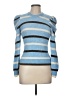 Derek Lam 10 Crosby Stripes Blue Wool Pullover Sweater Size M - photo 1