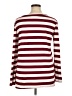 Reborn J Stripes Burgundy Long Sleeve Top Size XL - photo 2