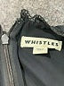 Whistles 100% Polyester Black Cocktail Dress Size 4 - photo 6