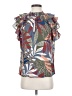 DR2 100% Polyester Blue Green Sleeveless Blouse Size S - photo 1
