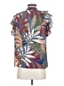 DR2 100% Polyester Blue Green Sleeveless Blouse Size S - photo 2