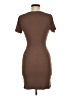 Le Lis Solid Brown Casual Dress Size M - photo 2