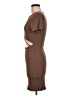 Le Lis Solid Brown Casual Dress Size M - photo 5