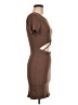 Le Lis Solid Brown Casual Dress Size M - photo 4