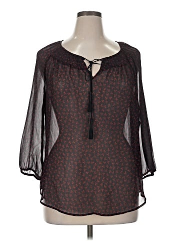 St. John's Bay 3/4 Sleeve Blouse (view 1)