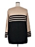 Grace Stripes Tan Pullover Sweater Size 2X - photo 2