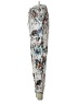 French Connection 100% Viscose Print Silver Casual Pants Size 0 - photo 5