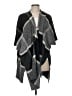Nine West 100% Polyester Gray Poncho One size - photo 1