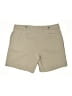 Max Azria Solid Gray Tan Khaki Shorts Size 10 - photo 2