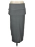 Urban Coco Solid Gray Casual Skirt Size S - photo 1