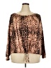Sofia by Sofia Vergara Brown Long Sleeve Blouse Size 3X - photo 1