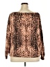 Sofia by Sofia Vergara Brown Long Sleeve Blouse Size 3X - photo 2