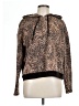 Rachel Parcell Animal Print Brown Pullover Hoodie Size L - photo 1
