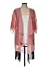 Lularoe 100% Polyester Pink Kimono Size L - photo 1