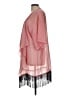 Lularoe 100% Polyester Pink Kimono Size L - photo 5