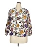 Harve Benard 100% Polyester Floral White 3/4 Sleeve Blouse Size XL - photo 1