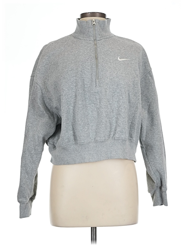 Pre-owned Nike Pullover Sweater In Gray