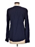 Dalia Collection 100% Rayon Blue Long Sleeve Blouse Size M - photo 2