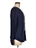 Dalia Collection 100% Rayon Blue Long Sleeve Blouse Size M - photo 4